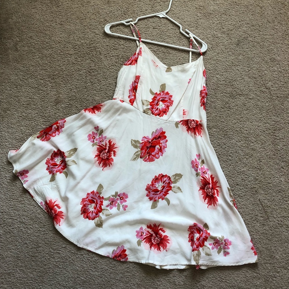 White floral sundress